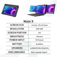 thumbnail image 3 of GTMEDIA Monitor,Ips 1080p DisplayIps 1080p 11.6-inch Portable Mate X And Play Dual Screen Monitor Portable Dual Screen Monitors Fhd 1080p Screen With Monitor Ips Display Easily Fhd 1080p Ips, 3 of 6