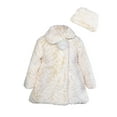 thumbnail image 1 of Widgeon Girls' Jacket Button Front Faux Fur Coat Outfit, 1 of 1