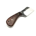 thumbnail image 5 of Mini Pocket Cleaver Knife, Rosewood Handle,Carbon Steel Hand Forged With Leather, 5 of 6