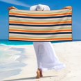 thumbnail image 5 of Sikiie Colorful Pastel Stripes Beach Towel for Women Men, Pool Bath Beach Camping Beach Towel Adult Blanket for Travel Swim 27.5"x 55", 5 of 6