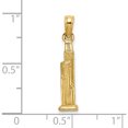 thumbnail image 3 of 14K Yellow Gold 3D Willistower (Chicago) Charm (15.65 X 4.15) Made In United States k7147, 3 of 5