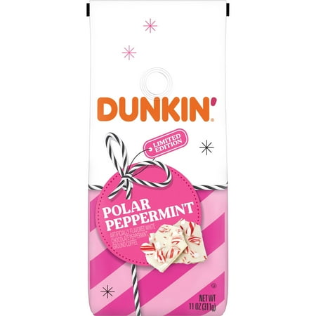 UPC 881334006551 product image for Dunkin’ Polar Peppermint Artificially Flavored Ground Coffee  11 oz | upcitemdb.com