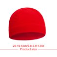 thumbnail image 3 of Minnieouse Gorro para exteriores, gorros flexibles para mujeres, gorros para adultos, accesorio de ropa, gorro para adultos con diseño de Color Simple para Sombreros Rojo Minnieouse AP009117-06, 3 of 6