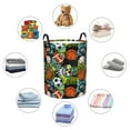 thumbnail image 6 of Xecao Balls Print Laundry Hamper Basket,designed for Blanket Storage and Nursery Clothes in the Bedroom, 6 of 8
