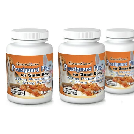 4 ct Praziguard Plus 30mg Bacon for Small Dogs
