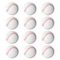 thumbnail image 1 of 12 pelotas elásticas de EVA suave de 6,3 cm para juegos infantiles, con núcleo completo, para reducir la presión y el estrés, juguete de béisbol para niños., 1 of 12