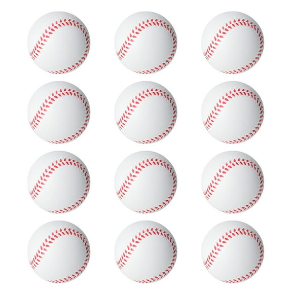 12 Uds. Pelota elástica de EVA suave de núcleo completo para parque infantil de 6,3 CM para reducir la presión y el estrés chico de juguete de béisbol