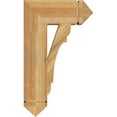thumbnail image 3 of Ekena Millwork 6"W x 18"D x 30"H Olympic Arts & Crafts Rough Sawn Bracket, Western Red Cedar, 3 of 4