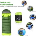 0 Degree Wearable Sleeping Bag for Adults Compact Lightweight Cold