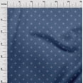 thumbnail image 3 of oneOone Velvet Blue Fabric Asian Floral Block Craft Projects Decor Fabric Printed By The Yard 58 Inch Wide, 3 of 5