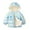 Blue, variant on Esaierr Baby Kids Ears Hooded Cotton Jacket Boys Girls Lining Padded Lightweight Cotton Coat Cute Printed Cotton Coat Tops 1-7Y Fall Winter Comfortable Warm Cotton Coat