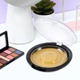 thumbnail image 4 of Unique Bargains 1 Set Convenient Round Eyelash Storage Case Gold Tone Acrylic, 4 of 6