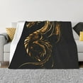 thumbnail image 1 of Fotbe Golden Dragon Tattoo Art Manta de Franela con Estampado, Manta Ultrasuave para Cama, Sofá, Auto, Hipoalergénica y Antibolitas-60"x50", 1 of 6