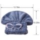 thumbnail image 5 of gorros de microfibra para secar el cabello, extra suaves, ultra absorbentes, de secado rápido, turbante para el cabello, toallas, gorro de ducha para niñas y mujeres, 5 of 5