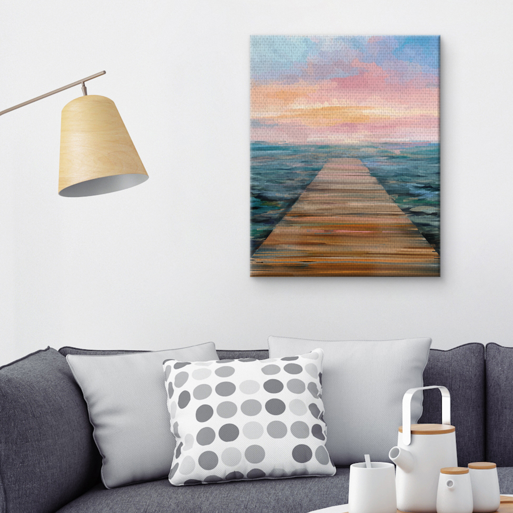 In The Distance by Studio Arts Canvas Art Print