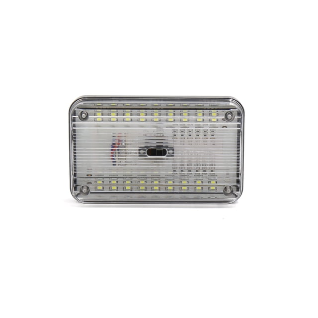 36SMD LED Blanco Luz de Techo Cabina Vehículo Rectangular ON/OFF 12V