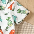 thumbnail image 4 of WOYY Newborn Boys Easter Outfits Cute Short Sleeve Button Up Shirt Shorts Set, Sizes 6M-4T, 4 of 6