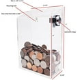 thumbnail image 2 of My Charity Boxes - Acrylic Box - Donation Box - Suggestion Box - Charity Box - Tip Container (Cover Opens to Side Sliding), 2 of 3