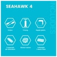 thumbnail image 3 of INTEX 66334EP Seahawk 4 Inflatable Boat Set with 54" Oars, Pump, & Fishing Rod Holders, 3 of 8