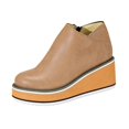 thumbnail image 3 of Willtoo Boots for Women Side‑Zipper Wedge Ankle Boots Thick Platform Elevated Booties Warm Winter Casual Outdoor Daily Shoes, 3 of 6