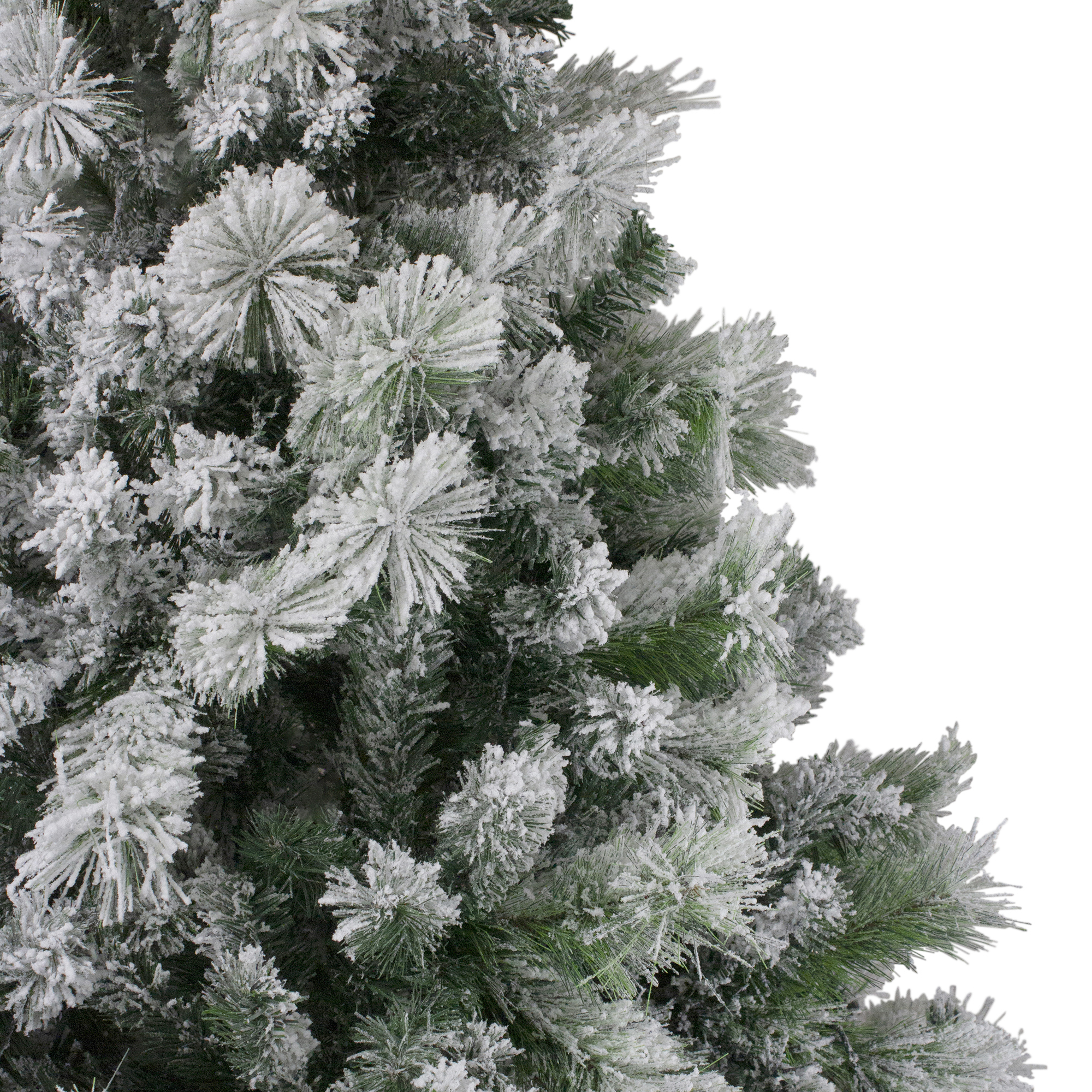 Northlight 6.5' Flocked Somerset Spruce Artificial Christmas Tree - Unlit - image 5 of 6