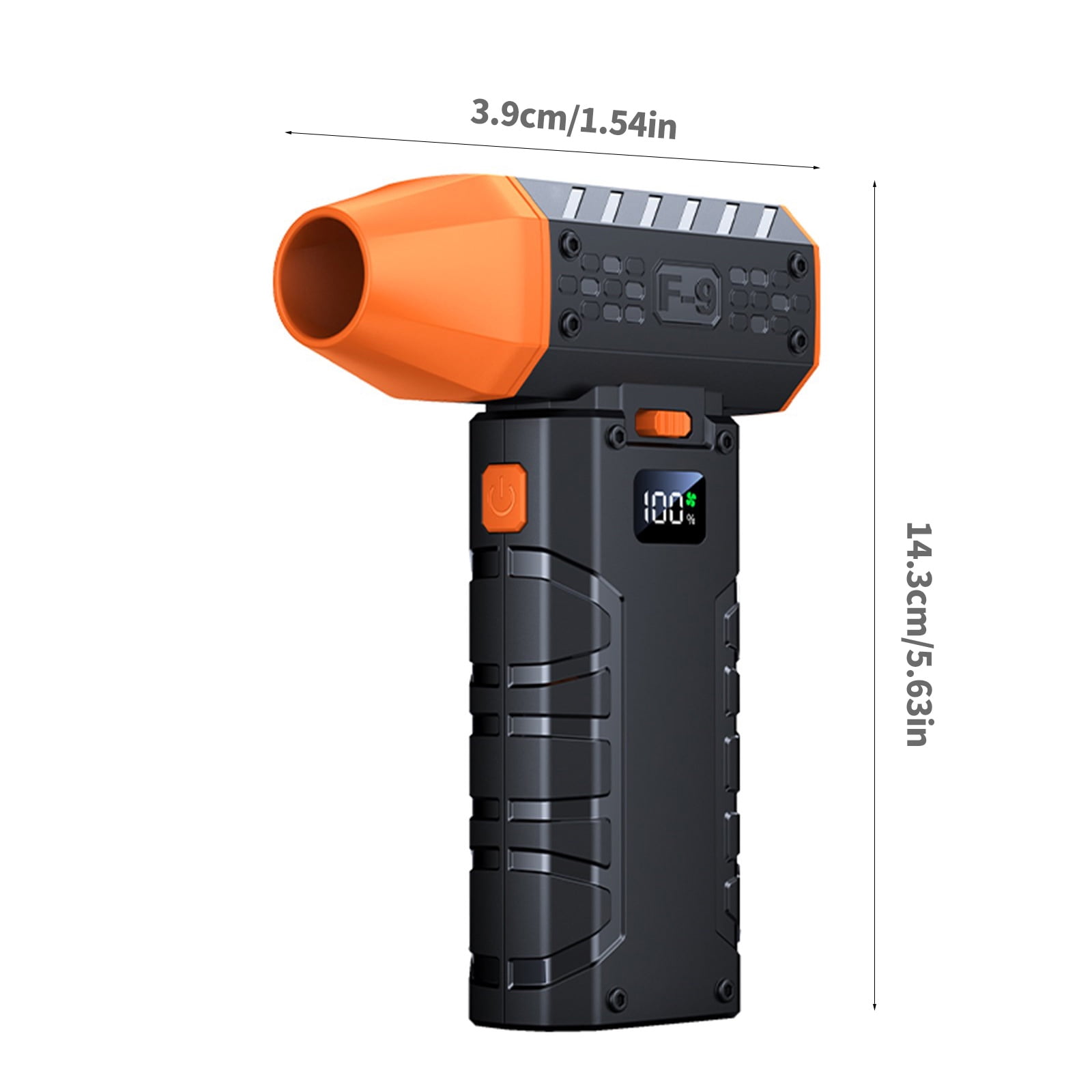 Digital Display Handheld Cordless Blower 130000RPM Air Duster with LED Light Weight Dust Blower for Outdoor Snow Use