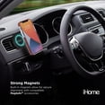 thumbnail image 4 of iHome Magnetic Vegan Leather Velo Case: Premium Vegan Leather, Lightweight, Ultra Slim, Shock Absorbent Velo Protective Case, MagSafe Compatible (iPhone 12/12 Pro, Brown), 4 of 7