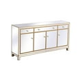 thumbnail image 4 of Reflexion 72 in. mirrored credenza in gold, 4 of 8