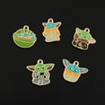 thumbnail image 3 of Venta al por mayor 20pc Disney Star Wars bebé Yoda Grogu mandaloriano encantos aleación nueva Metal gota aceite DIY pulsera collar fabricación de joyas, 3 of 4