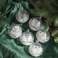 thumbnail image 5 of 6 piezas/caja de 6 cm, bolas de Navidad transparentes para pintar, adornos para árbol de Navidad de Año Nuevo, decoración para el hogar, regalos de Navidad 2023, 5 of 5