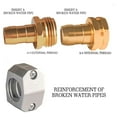 thumbnail image 3 of American Garden Hose Repair Kit Garden Hose Connector【2 Sets For Sale】, 3 of 6