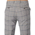 thumbnail image 4 of Trojan Check Sta-Prest Trousers, Grey, 4 of 5