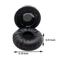 thumbnail image 4 of 80355-01 - Audio Replacement Ear Pads Cushion Leatherette for Plantronics EncorePro HW710, HW720, HW291N & HW301N Headphones, 4 of 6