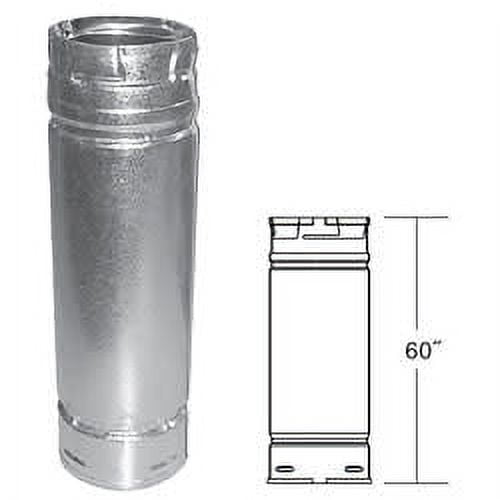 Duravent 4Pvl-60F 4" Inner Diameter - Stainless Steel