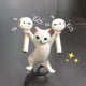 thumbnail image 5 of Auriculares Soporte Auriculares Auriculares Pantalla Pantalla Muñeca Linda Muñeca Decoraciones Decoraciones Regalo Reemplazo de Oficina de Hogar para AirPods 1 2 Pro Blanco tholdsy EL022394-04, 5 of 7