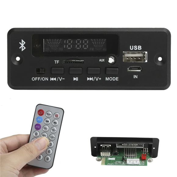 Carte de Décodage 02CABT Module de Décodage WAV Universel Carte Décodeur MP3 avec Contrôle par Application d'Appel Carte Son USB, Carte de Décodage Supporte 5.0