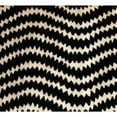 thumbnail image 3 of Plutus PBRA1377-2222-DP Jagged Fringe Luxury Throw Pillow in Black & Beige, 22 x 22 in., 3 of 3