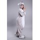 thumbnail image 4 of Disfraz de franela Kigurumi para adultos, disfraz de rata gris, pijama de una pieza para mujer o hombre, para fiesta de carnaval de Halloween, 4 of 4