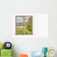 thumbnail image 1 of Rustic Countryside Window Wall Decal Wallmonkeys Peel and Stick Graphic (48 in W x 32 in H) WM502976, 1 of 4