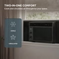 thumbnail image 4 of TCL 5,000 BTU Window Air Conditioner (Black) - Cools up to 150 Sq ft, High-Efficiency Cooling Technology, 2-in-1 Cooling & Fan, 7 Temperature Settings, Compact Fit, Washable Filter - W5WC72M-B, 4 of 15