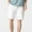 White, variant on BLTIBY Mens Casual Shorts Summer Solid Color Elastic Waist Drawstring Beach Loose Shorts Lightweight Fashion Short Pants with Pocket Black XXL
