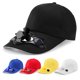 thumbnail image 2 of Gorra de béisbol tamaño ajustable deportes al aire libre ventilador solar color sólido visera sombrero, 2 of 4
