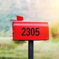 thumbnail image 2 of Miangastore Weatherproof Home Address Decal Black PET 4 Sheets, 2 of 8