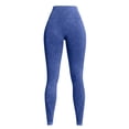 thumbnail image 4 of Yoga Pants for Women Solid Color High Waist Abdomen Raising Hip Shaping Naked Tight Elastic Pants Athleisure Training Style, 4 of 5