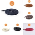 thumbnail image 4 of Flat Coloured Waxed Cotton Shoelaces Flat Laces 0.6Cm Wide Casual Leather Shoes, 4 of 8