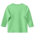thumbnail image 5 of Blusas y camisas de cuello redondo y manga larga para niños, blusas/camisas de poliéster con estampado de corazones, mangas 3/4 y cuello redondo, elegantes e informales., 5 of 5