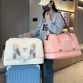 thumbnail image 3 of Deluxe Large Capacity Duffel Bag - Multi-functional shoulder and crossbody tote bag with wet and dry pockets and double side pockets for travel and fitness, 3 of 7
