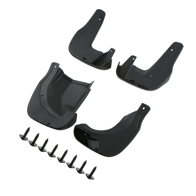 Guardabarros de coche, 4 piezas/juego Guardabarros de coche Guardabarros delanteros y traseros Guardabarros automáticos Estética elegante
