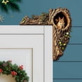 thumbnail image 5 of Velmasee Door Corner Decor - Rustic Tree Hollow 2D Wood Squirrel, Woodland Animal Door Topper for Home Door Frame Window Christmas Fall Farmhouse Decor, 5 of 7