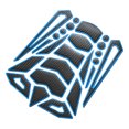 thumbnail image 1 of Moto Gasolina Combustible Depósito Protector Adhesivo 3D PVC Goma Azul, 1 of 1